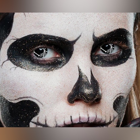 Halloween Skull Colored Lens Cosplay - Picture 2 of 4